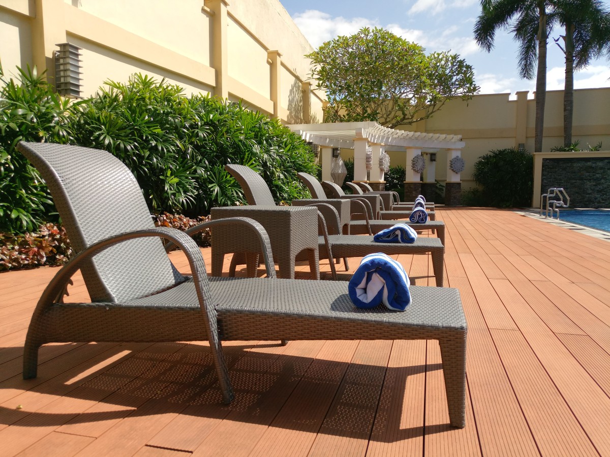 Belian Timber Decking Poolside