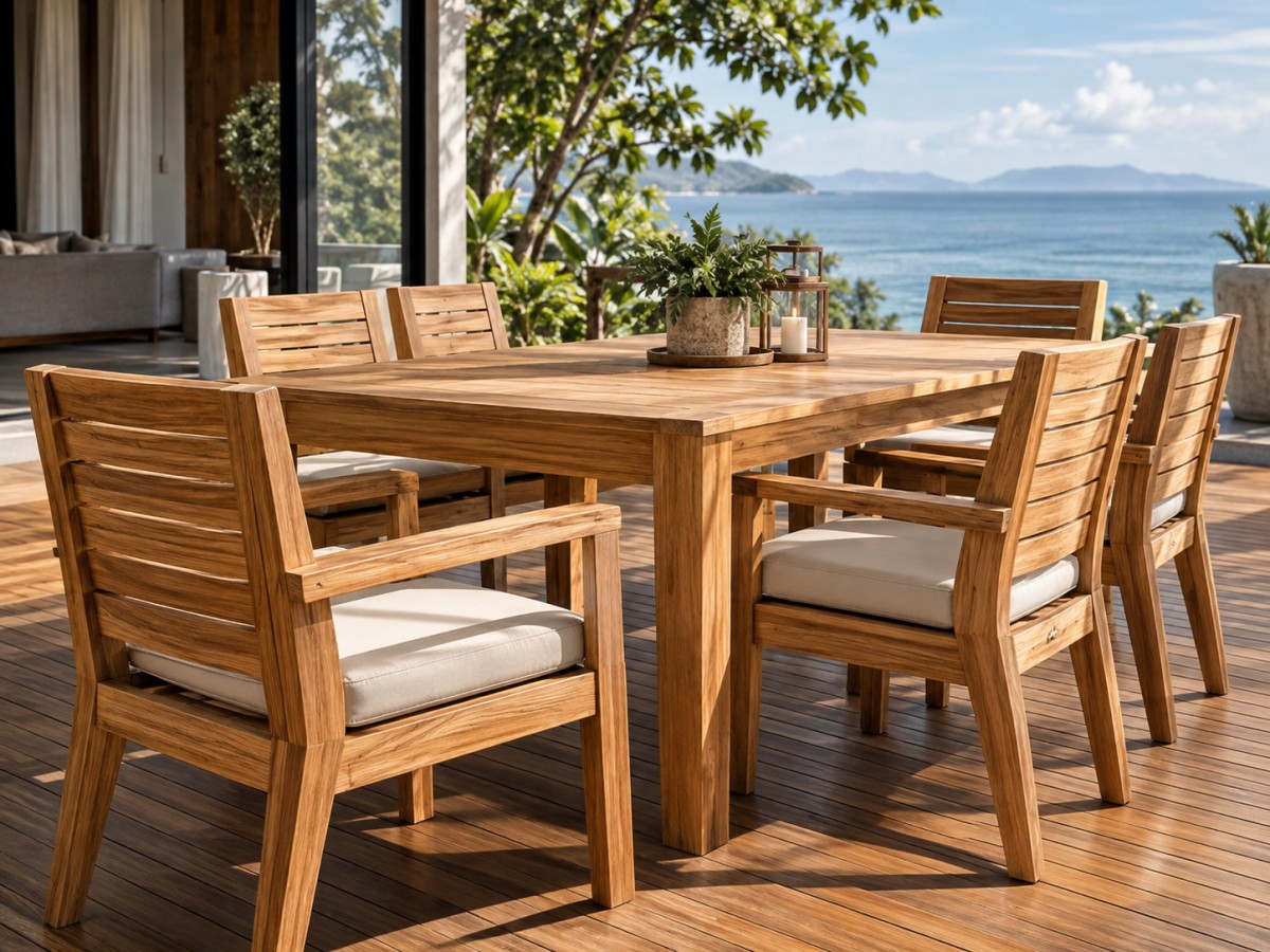 Teak Timber Outdoor Decking Furniture