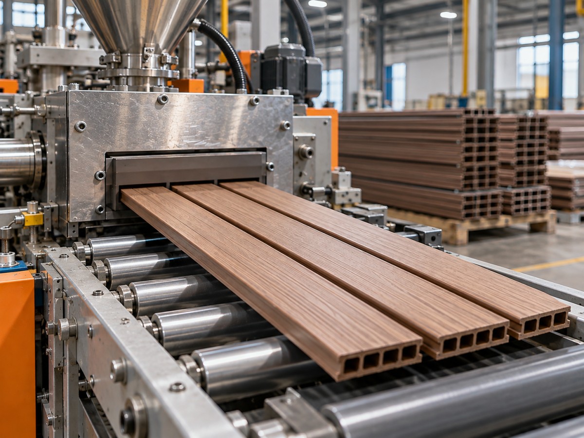 How WPC decking boards are manufactured